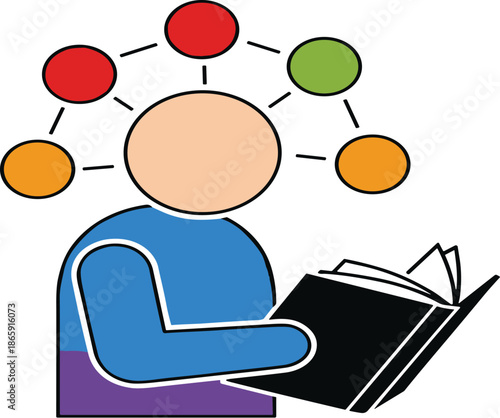 The image is a cartoon-like illustration set against a stark white background.