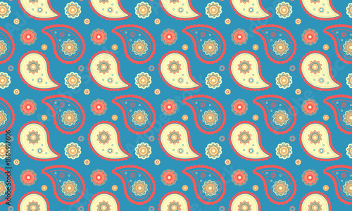 Summer card a botanical ornate. Minimal ethereal on fashionable classic. Graphic pattern with complexity paisley.