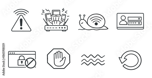 Network connectivity issues: slow speed and security warnings