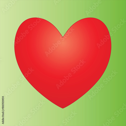 Red Heart Illustration and Graphic Art.