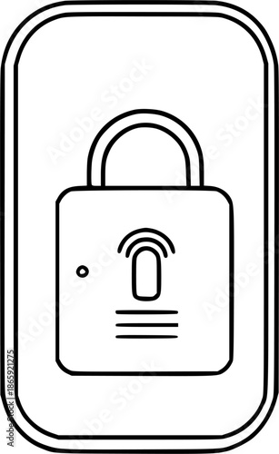 Elegant, minimalist lock design