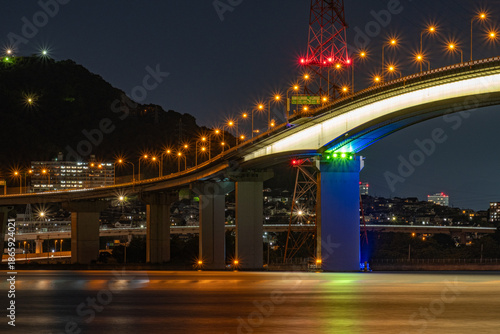 Night View of Kaita Bridge