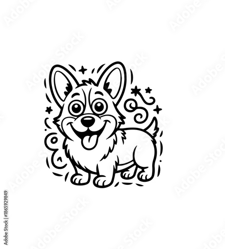 Dogs faces doodle   Collection of hand drawn funny cute faces of dogs pets of different breeds and fur styles isolated on transparent background. Illustration of dogs breeds for kids