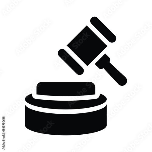 judgement solid icon illustration vector graphic.eps