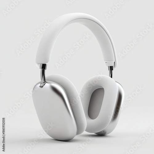 Modern White Over-Ear Headphones with Sleek Design