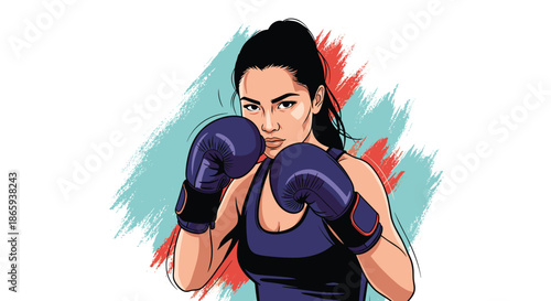 Detailed illustration of a green lizard in profile against a background of soft organic shapes in tan, blue, and gray tones.