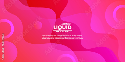 Abstract overlapping wave banner background. Simple and trendy pink element background design. Vector eps10