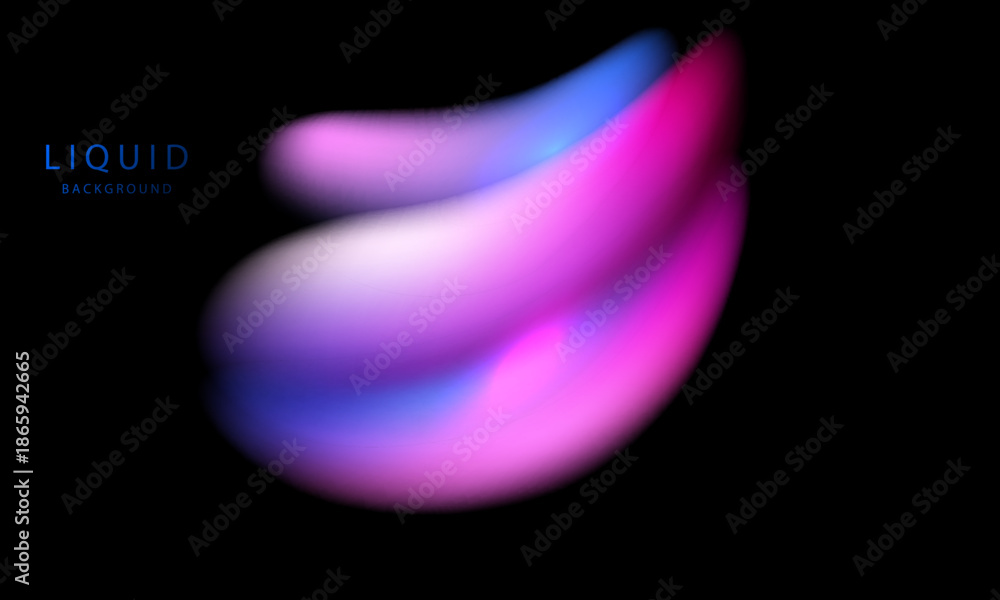 Fototapeta premium Abstract liquid wave background. Modern design vector illustration.