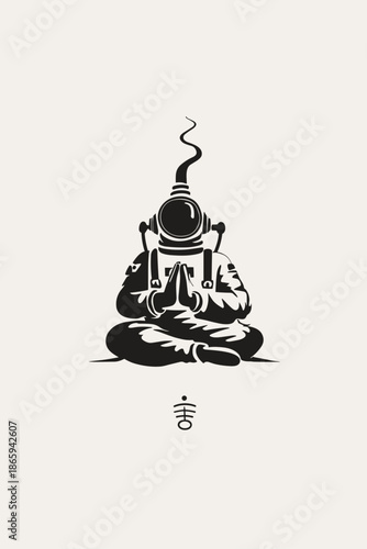 Vintage Robot with Retro Phone