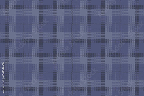 Individuality check pattern plaid, perfect vector textile texture. Path tartan seamless background fabric in pastel and blue colors.