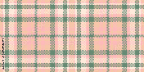Guy plaid fabric tartan, womens fashion seamless vector check. 70s textile background texture pattern in orange and pastel colors.