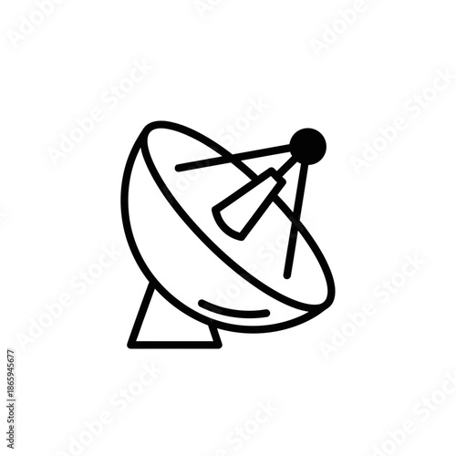 Satellite dish antenna for communication and signal reception