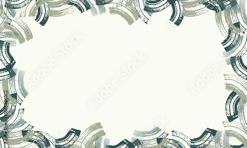 Abstract background featuring random brush strokes with layered textures and expressive paint movement creating a modern artistic backdrop suitable for creative design and visual projects