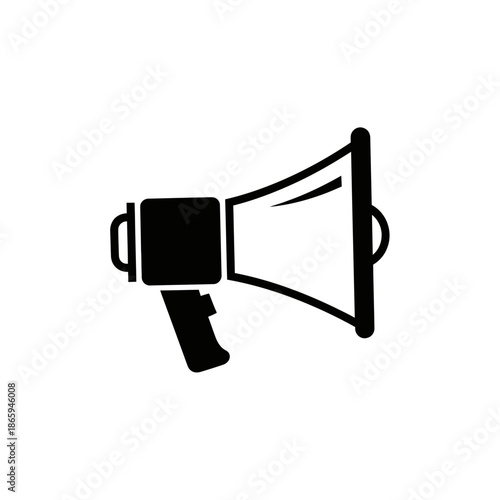 Megaphone icon for communication and announcement purposes