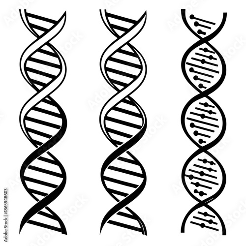 Dna helix illustrations