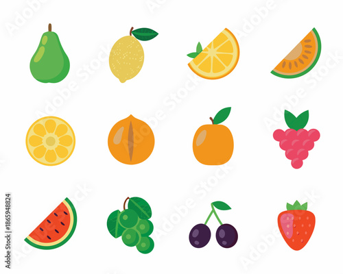 Colorful assortment of fresh fruits a vibrant and healthy collection
