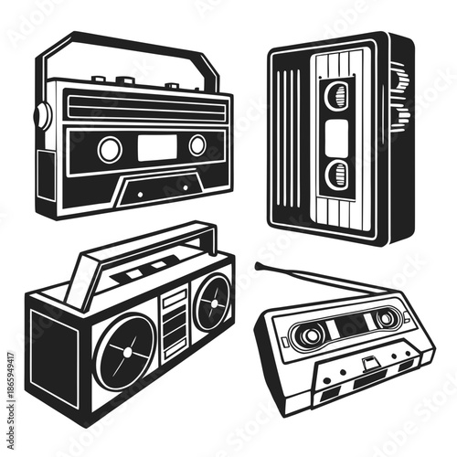 Vintage audio equipment