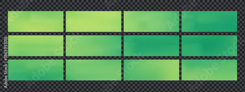 Collection of bg abstract spring gradient green background designs with flowing light waves, soft blur, and organic depth. Great for nature-inspired branding, templates, and elegant bg, spring visuals