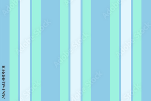 Cerry stripe vertical texture, quality lines background vector. Serene textile seamless pattern fabric in cyan and teal colors.