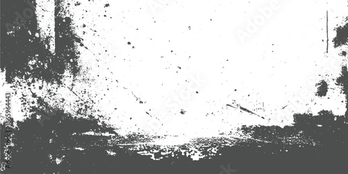 Dark gray textured grunge background with white speckles and rough edges