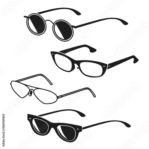 Collection of stylish sunglasses
