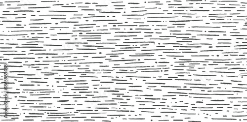 Black horizontal dashes and dots pattern on white background abstract