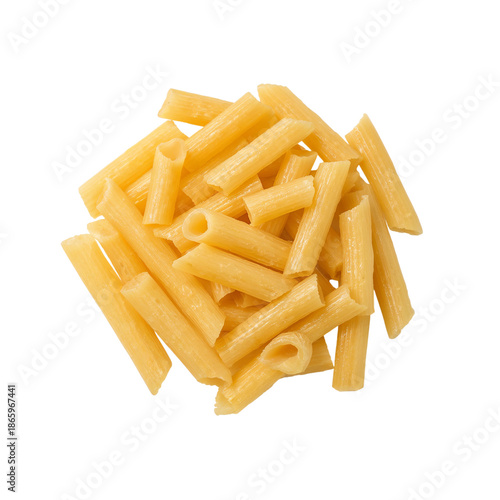 Fresh Uncooked Pasta Arranged on a Flat Surface Before Cooking in the Kitchen