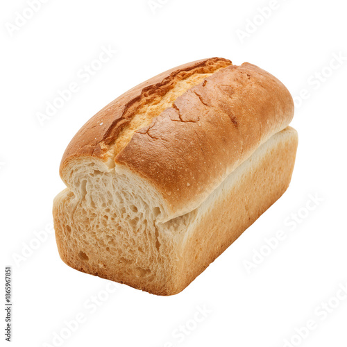 Freshly Baked Bread Loaf Cooling on a Kitchen Counter in the Afternoon