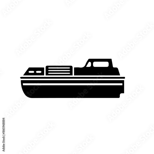 Boat Vector Graphic – Sailing, Marine Travel, and Nautical Adventure Illustration