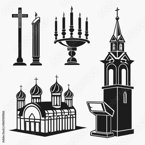 Religious symbols and architecture
