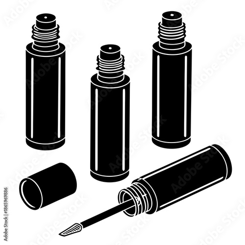 Collection of mascara tubes