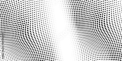 horizontal black glowing star spreading from center design for pattern and background.