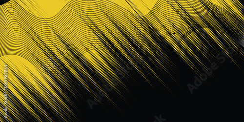 Dots halftone yellow and dark blue color pattern gradient grunge texture background. Dots pop art sport style vector illustration.