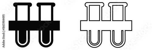 Binder clips in black and white for organization needs,
