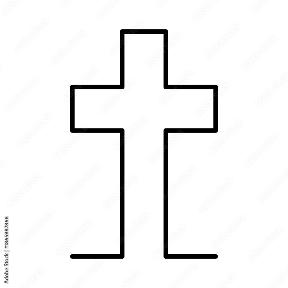 Fototapeta premium Christian Cross Symbol