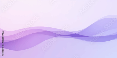 Purple wavy abstract background with soft gradient colors