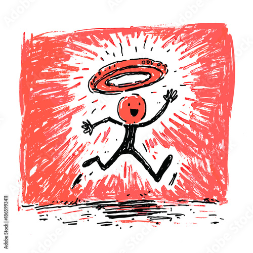 Joyful Pancake Stack at Breakfast Table