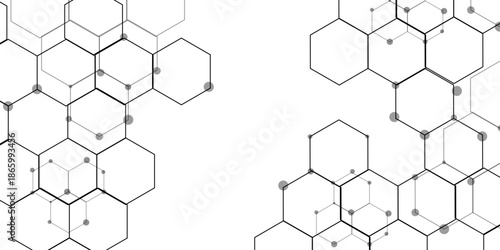 Abstract hexagon white background with shadow .white background Futuristic blue neon honeycombs. Modern technology design. Vector illustration.	