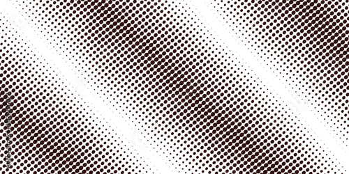 Abstract monochrome halftone dot pattern background, seamless geometric texture for modern design, printing, wallpaper, branding, posters, web, marketing use