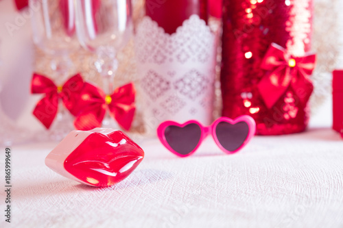 Happy Galentine's Day women's holiday banner