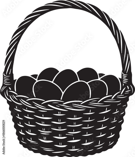 Handcrafted woven basket