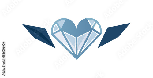Heart with wings logo