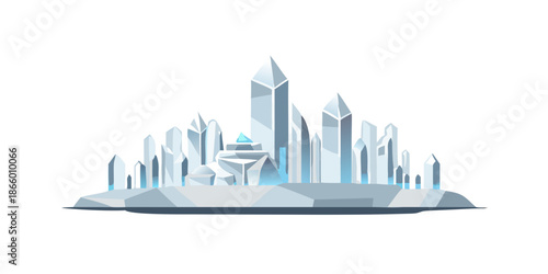 Futuristic cityscape