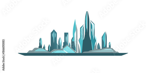 Futuristic cityscape