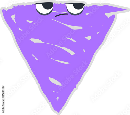 Triangle Emoticon Sticker