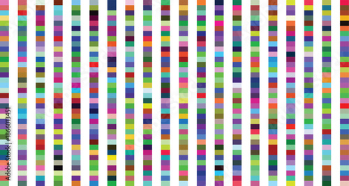 Vibrant genetic sequence pattern display
