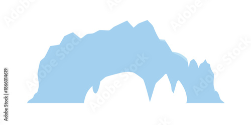Iceberg silhouette