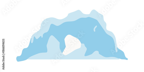 Abstract mountain illustration