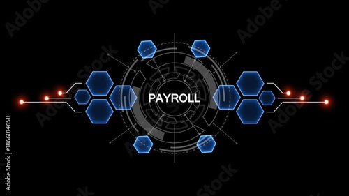 Wallpaper Mural Global network connection concept digital technology payroll business finance security innovation teamwork success data analysis machine learning artificial intelligence. 4k video  Torontodigital.ca