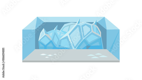 Abstract geometric structure in a box